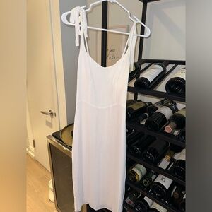 Reformation Ivory Besse Midi Dress